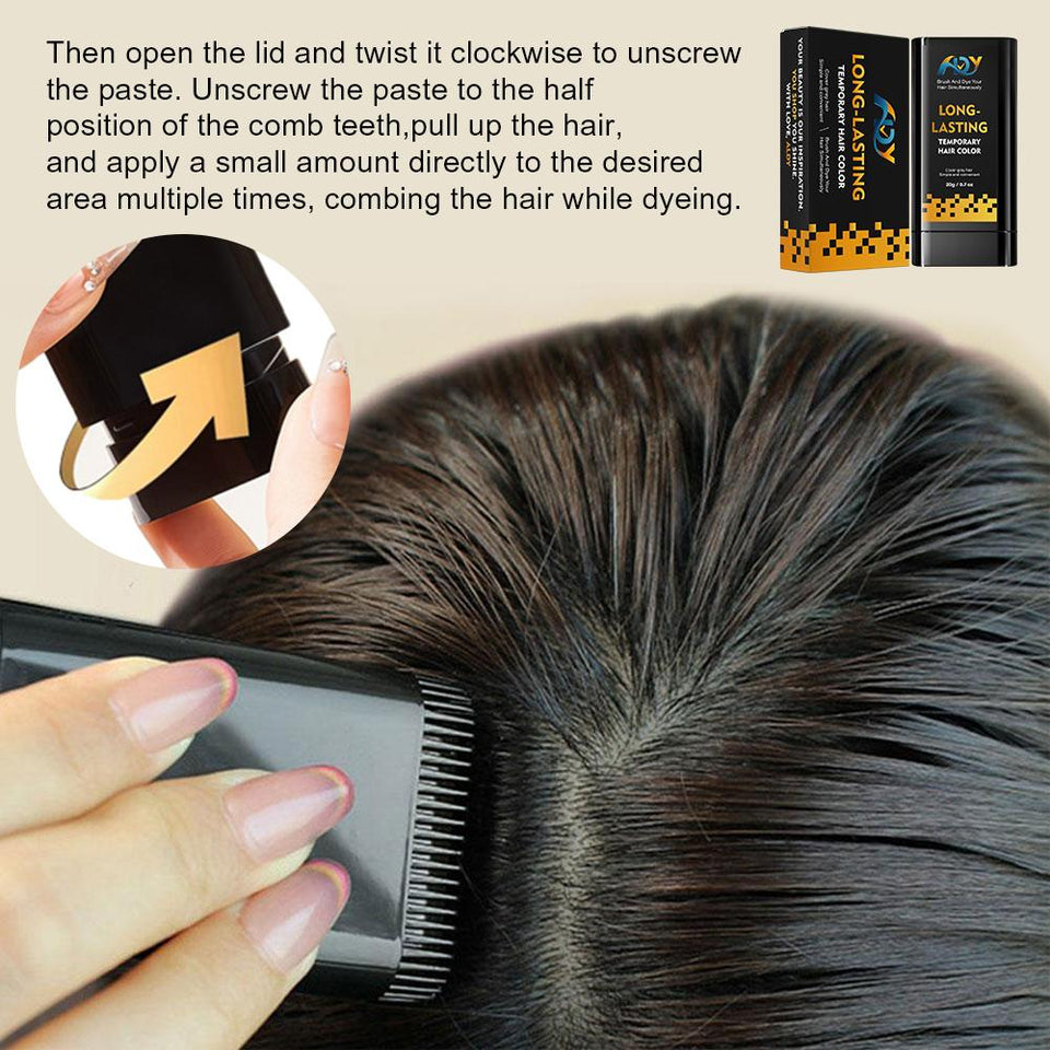 ALDY 10 in 1 Natural Ingredients Disposable Hair Color Stick - 20ml single - ALDY Care Shop